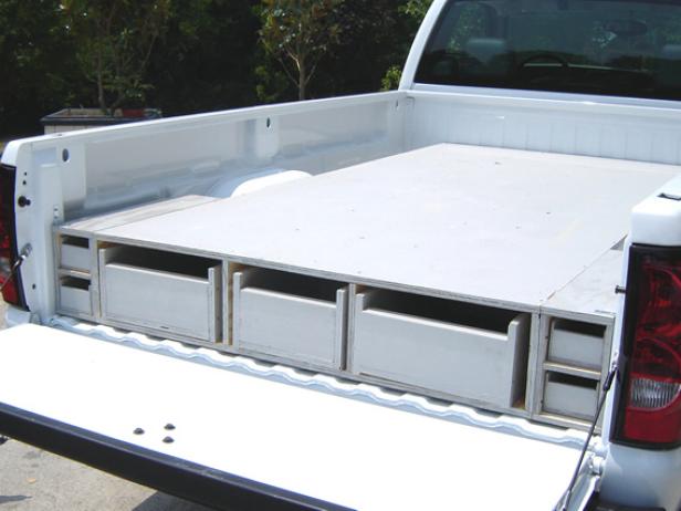 Installing a custom-made truck storage system - The Prepared Page