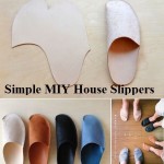 Simple MIY House Slippers