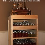 DIY Canning Pantry from Pallets