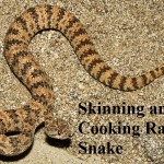 Skinning and Cooking Rattle Snakes